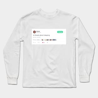 Woody Sleeping Thread Long Sleeve T-Shirt